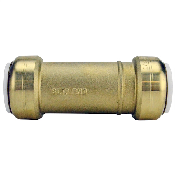 Apollo 1 in. Brass Push-to-Connect PVC Slip Repair Coupling FSBIPSC1SL - main